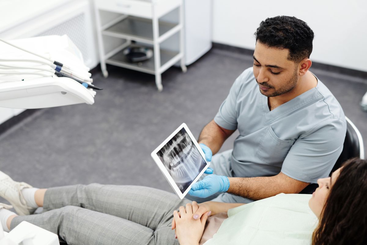 Radiografia dental digital segura